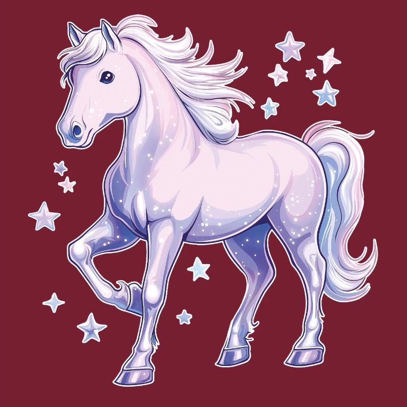 Pferd mit Sternen