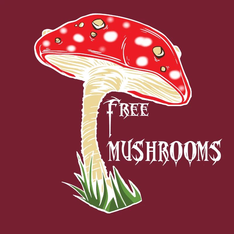 Toadstool, free mushrooms, witch magic, magic shirt