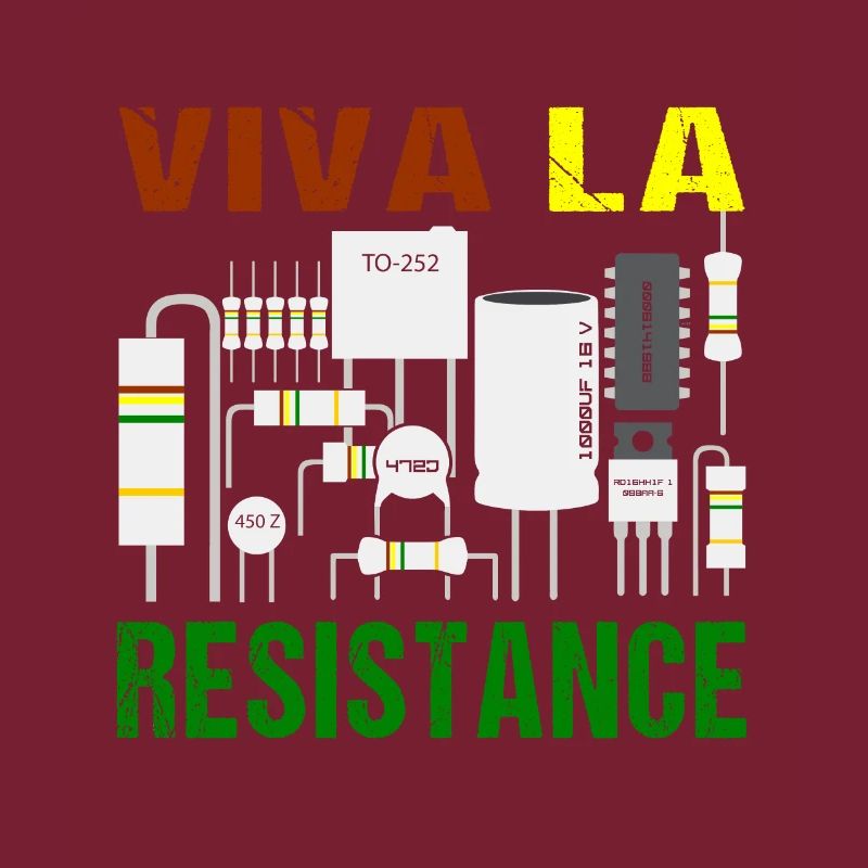 Electronics Multimeter Viva La Resistance Funny