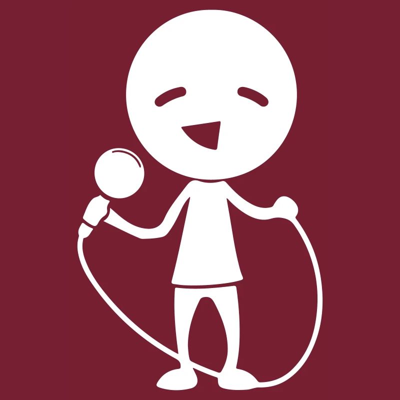 Chanteur avec micro