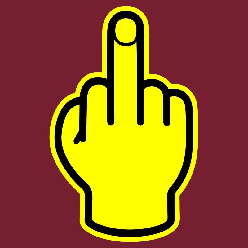 Middle Finger Hand Provocative