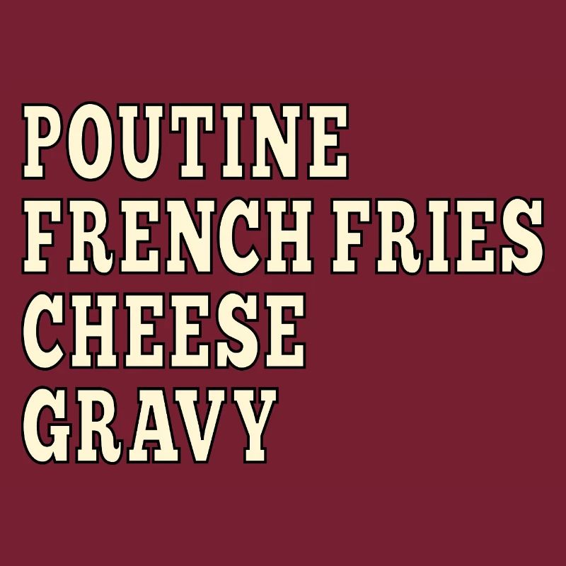 Poutine de restauration rapide canadienne