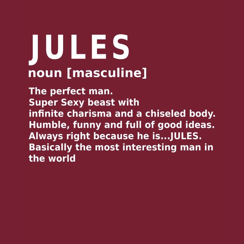 Jules Name Personalized