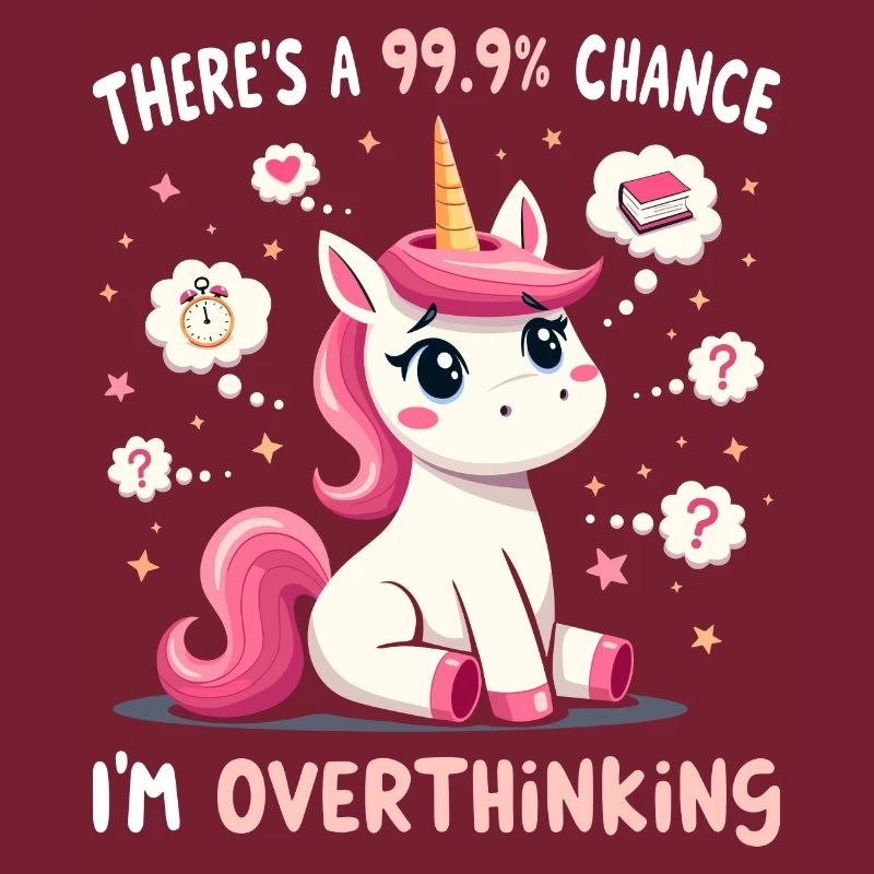 Unicorn Thinks Too Sarcastic Humor