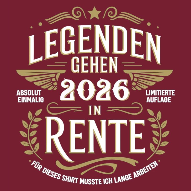 Legenden Gehen 2026 In Rente Absolut Einmalig
