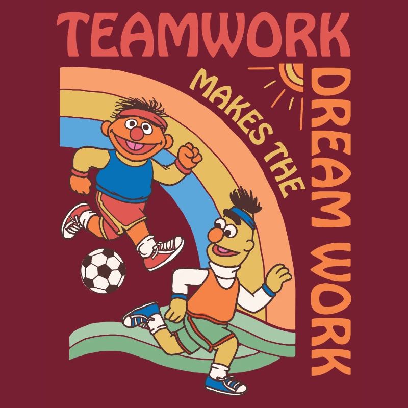 Sesamstraße Design Teamwork Mit Ernie Und Bert