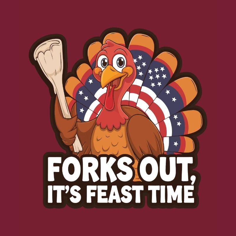 Dinde drôle de Thanksgiving