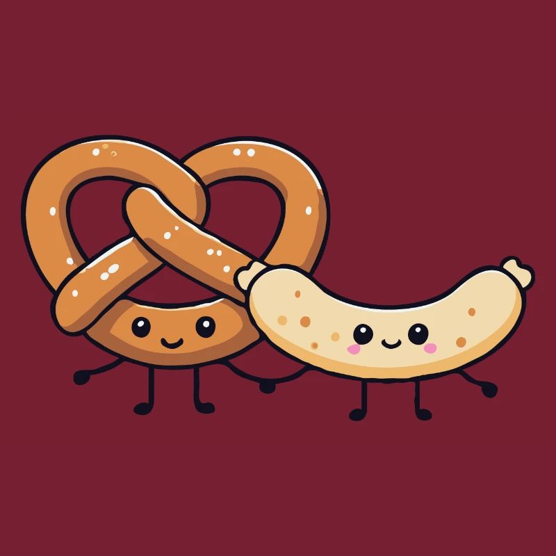 Weißwurst mit Brezel
