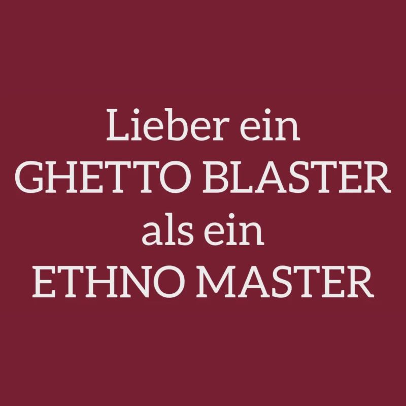 EthnoMaster Ghettoblaster