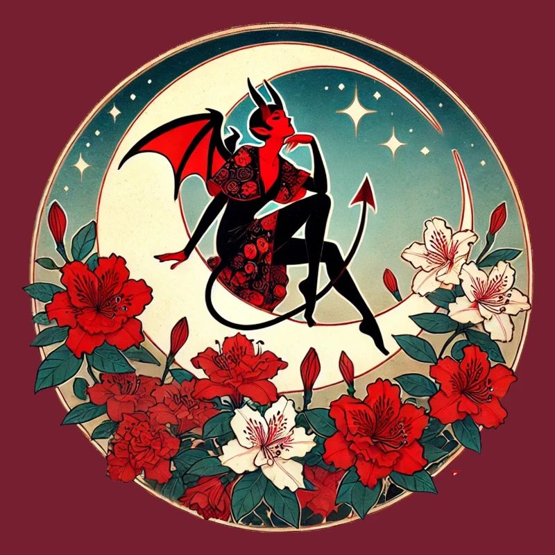 Pin-up diable