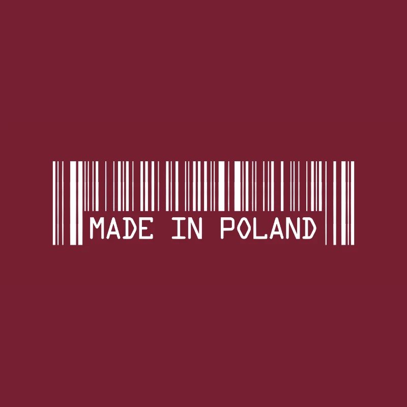 Made in Poland - Polska - Polen - Barcode - Strich