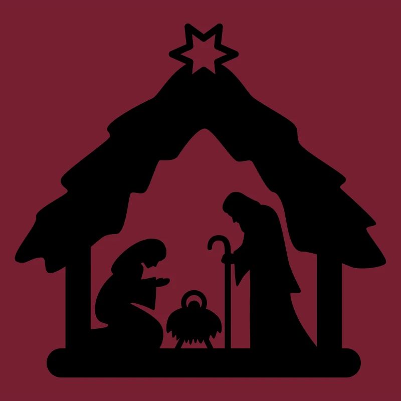 Weihnachtskrippe, Krippenfiguren, heilige Familie