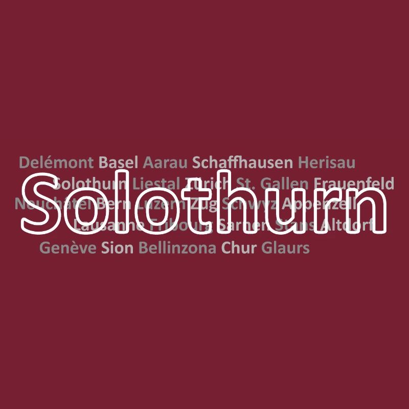 Schweizer Städte Solothurn
