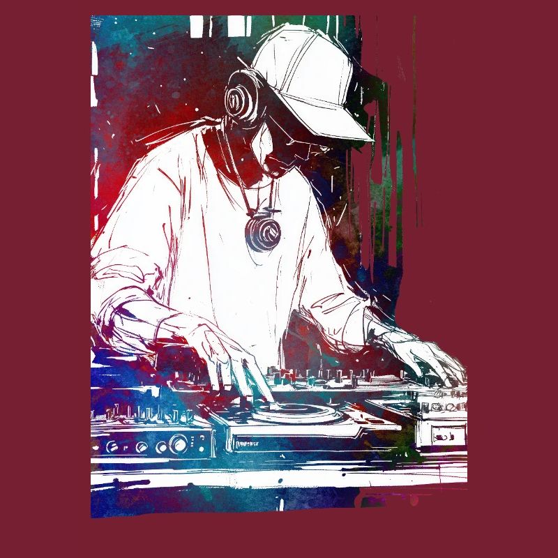 DJ music console