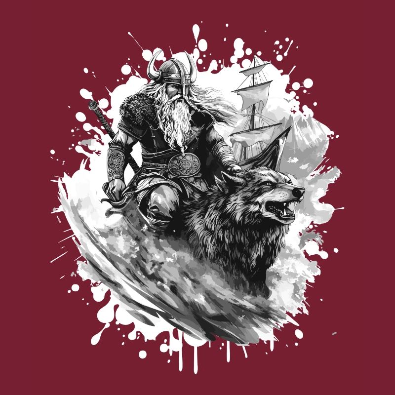 Wikinger Wolf Krieger Valhalla