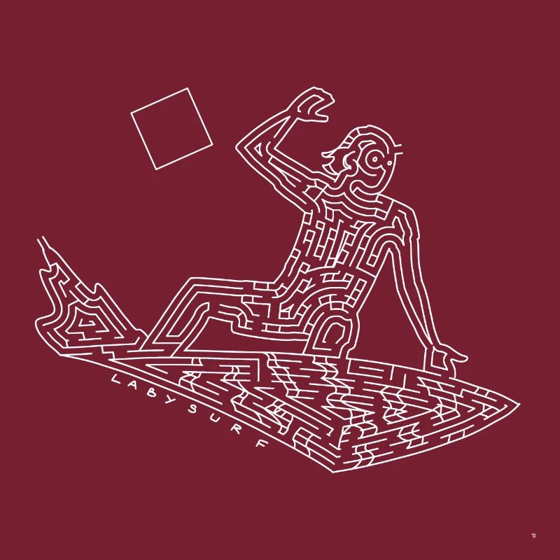 Labyrinthe Surfeur (version blanche)
