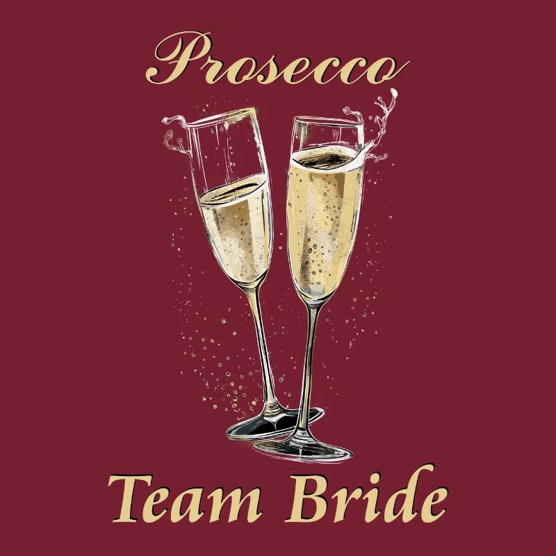 Prosecco Team Bride Bachelor Party Wedding