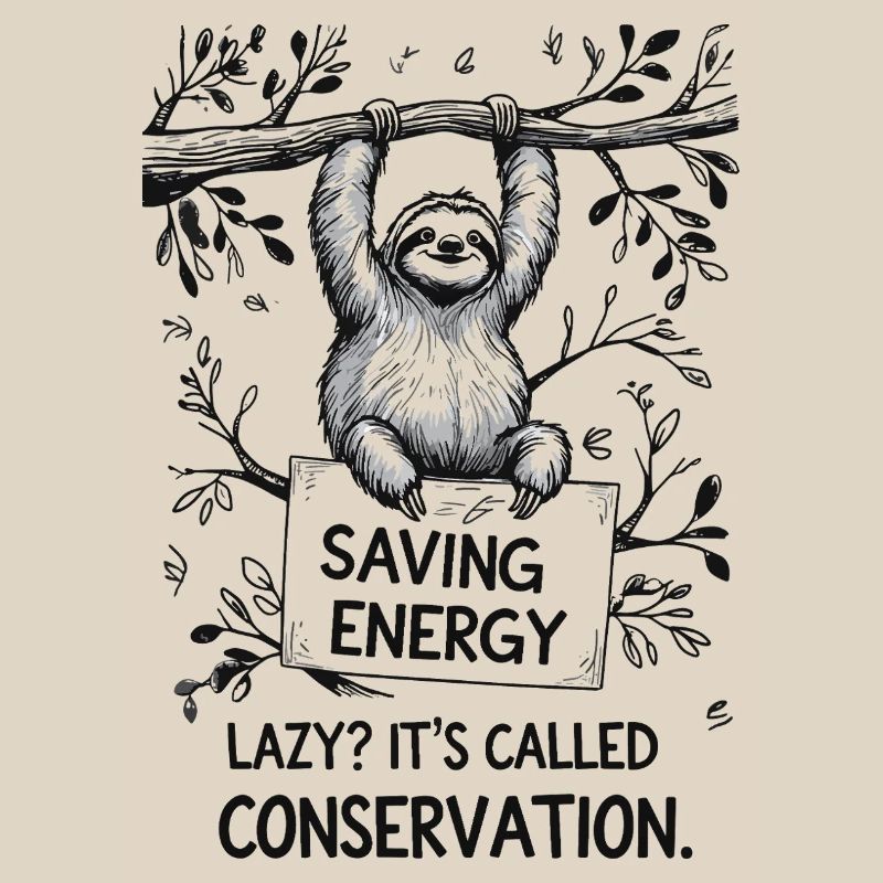 Sloth – Lazy? That's called energy saving!