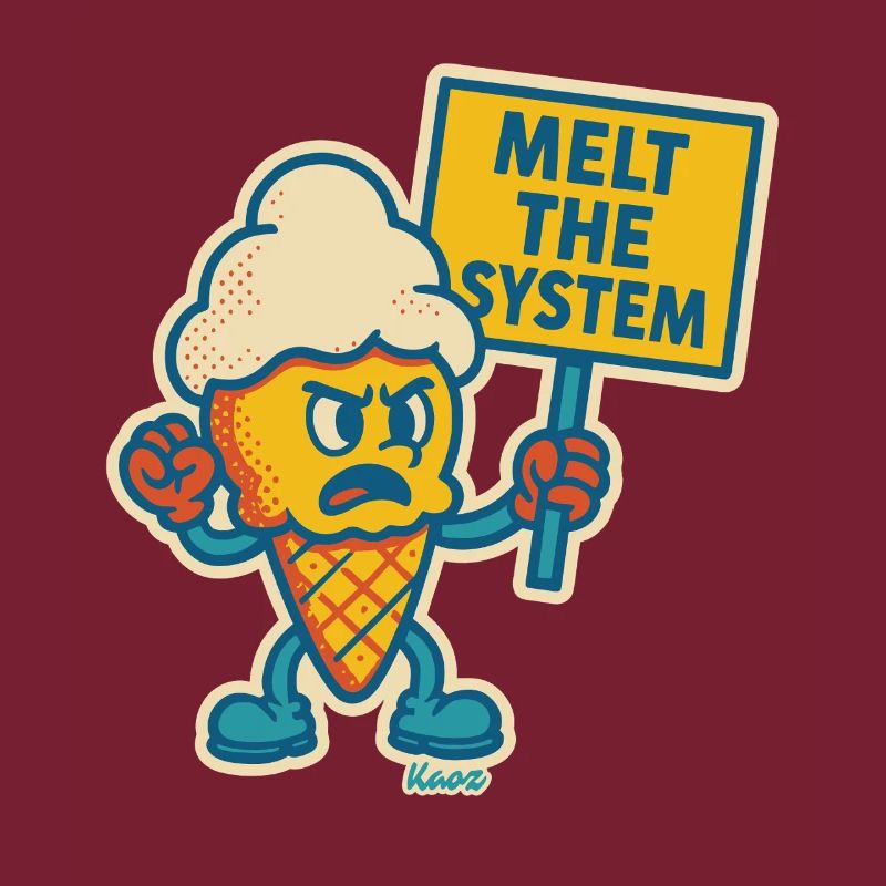Rebellisches Eis mit „Das System schmelzen“