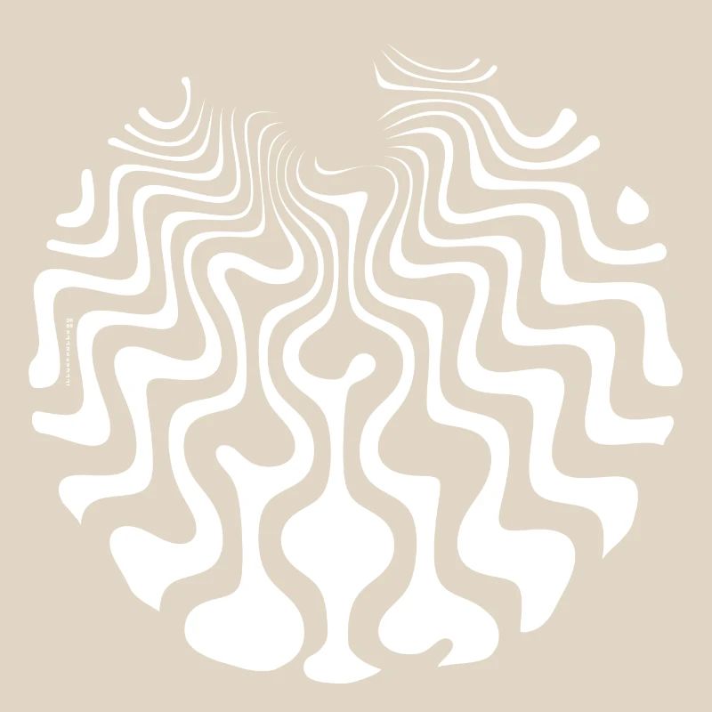 psychedelic waves - curvy sixties Wellen Wasser