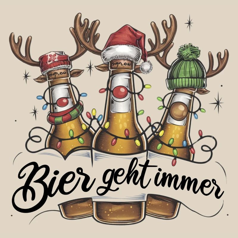 Biertrinker Weihnachtsbier Maßbier geht immer