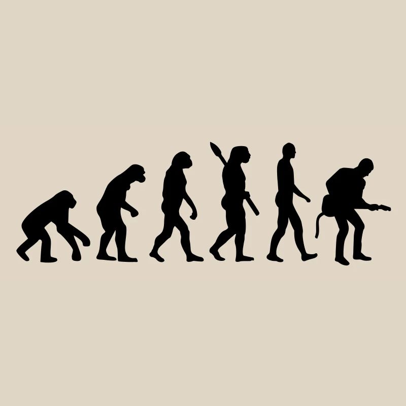 Evolution Rock Musiker