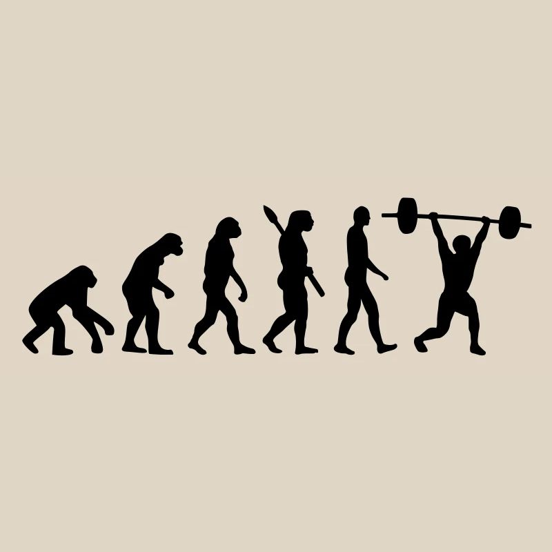 Gewichtheben Evolution