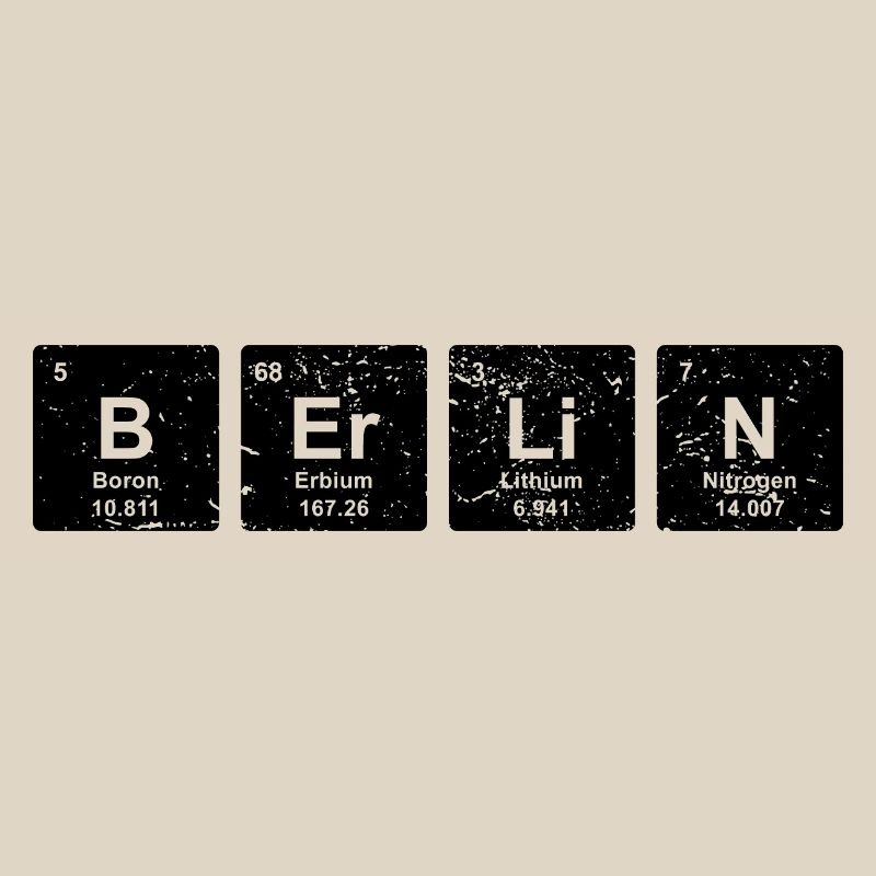BERLIN ELEMENTE lustiges Geschenk Hauptstadt