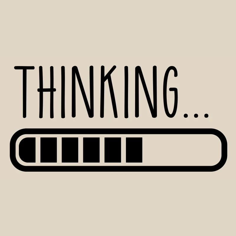 loading laden thinking denken