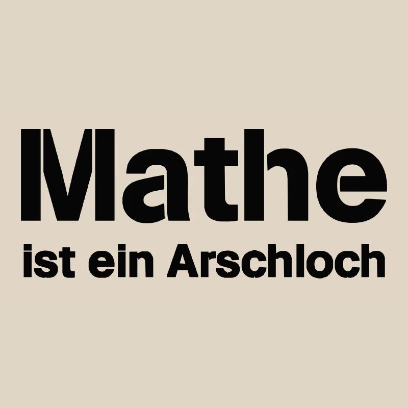 Math est un trou du cul