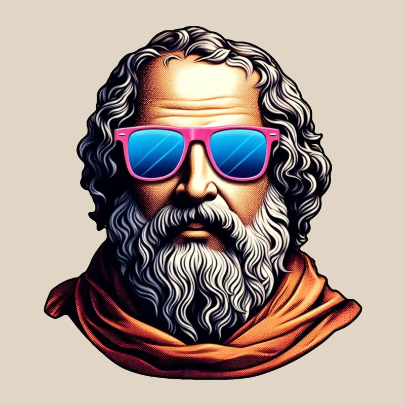 Buste Philosophe Rétro