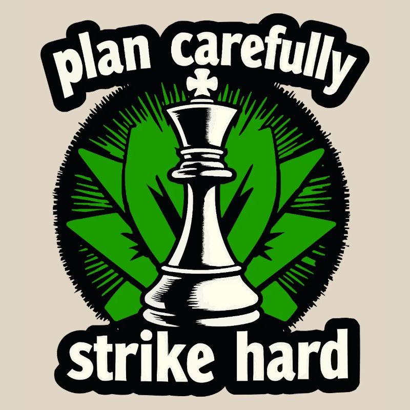 Schach plan carefully strike hard