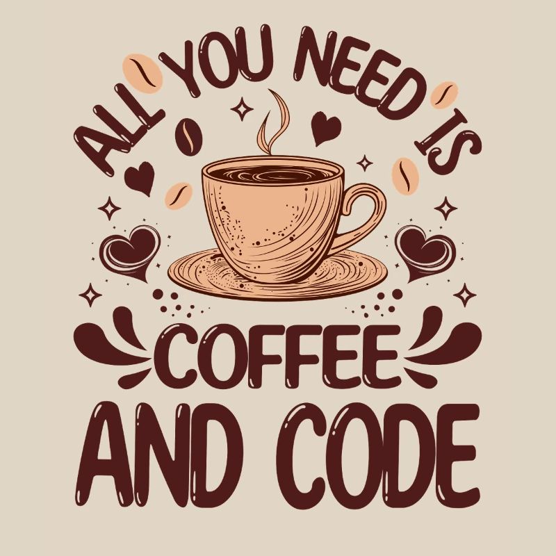 Tout ce dont vous avez besoin est du café et du code Programmeur amusant