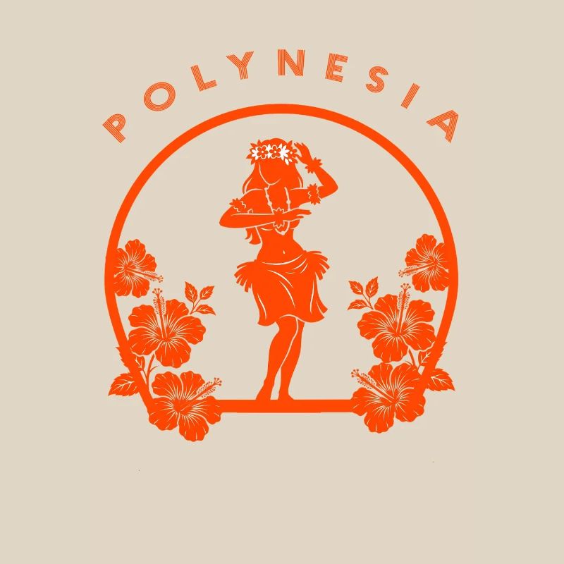Polynesia Aloha Hula Dancer & Fleur d’Hibiscus