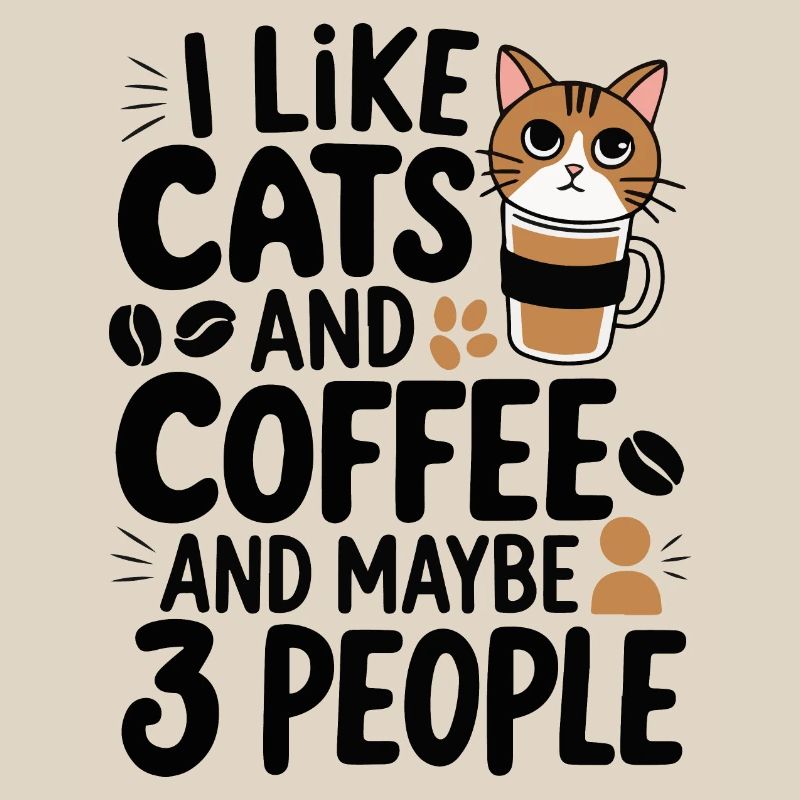 Chats Café Drôle de Déclaration
