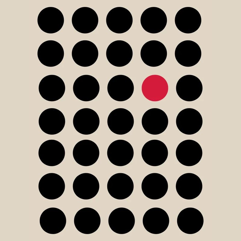 Points, Art Design de mode, Think Different, être