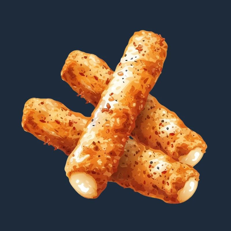 Délicieux bâtonnets de mozzarella Graphique