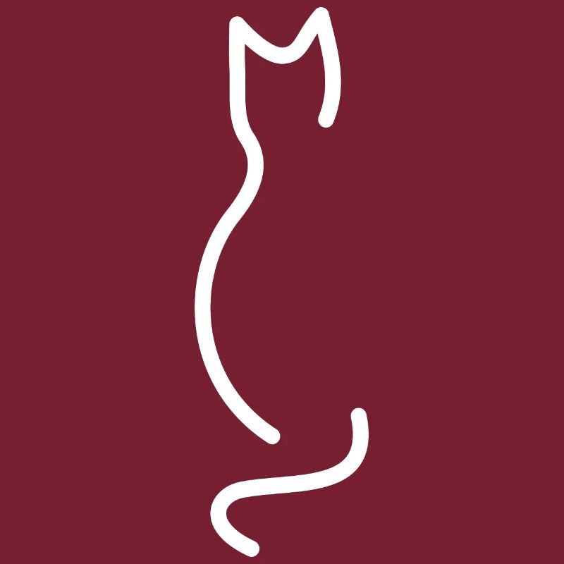 Chat simple blanc