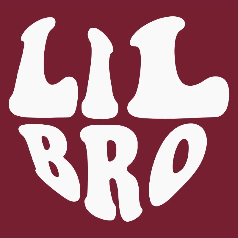 Lil Brother Heart Logo – Anpassbare Farbe