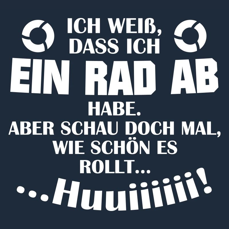 Ein Rad ab