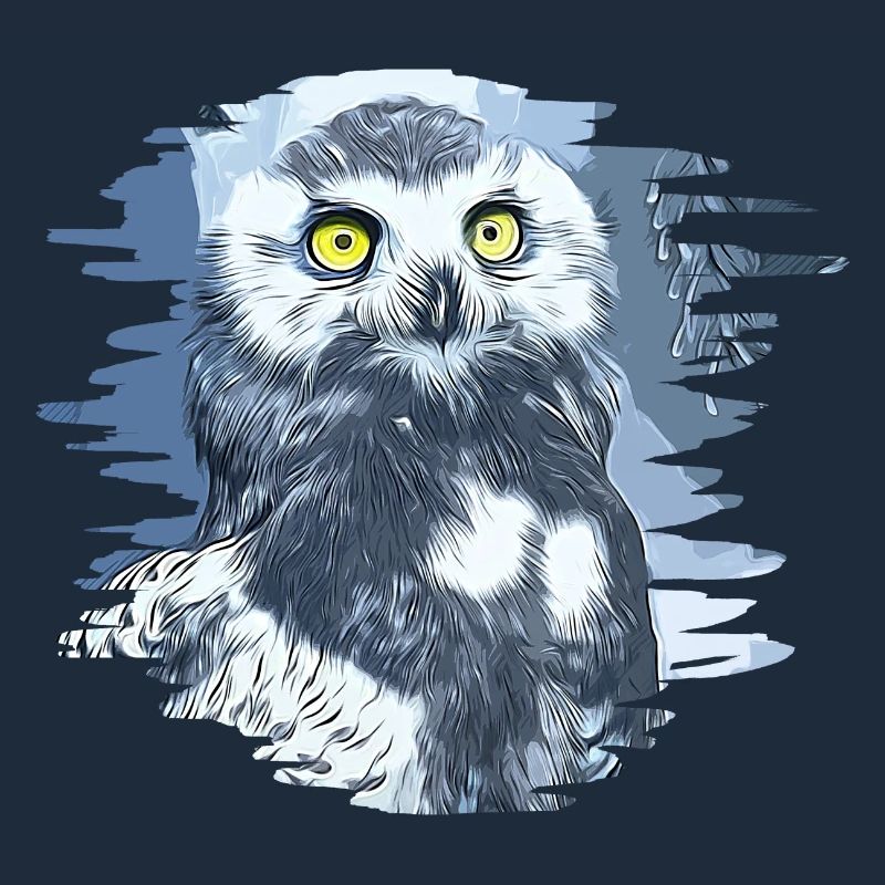gxp snowy owl vector art