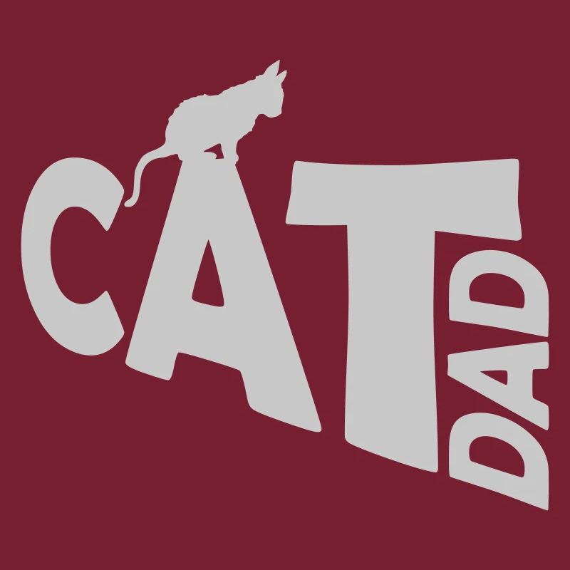 Conception du logo Cat Dad