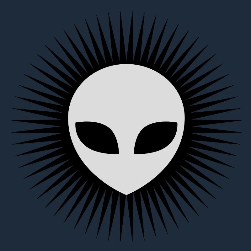 Radiate Alien Head Gray
