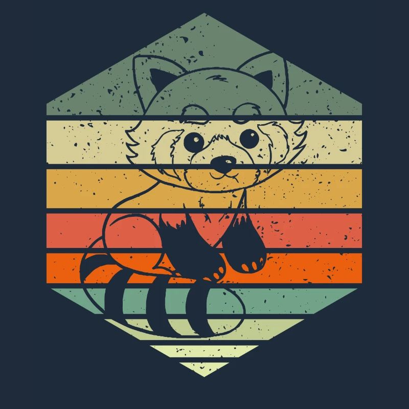 Chat Ours Petit Panda Rétro