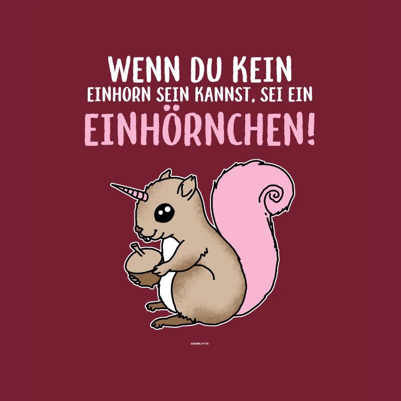 Einhorn Eichhörnchen Geschenk Einhörner