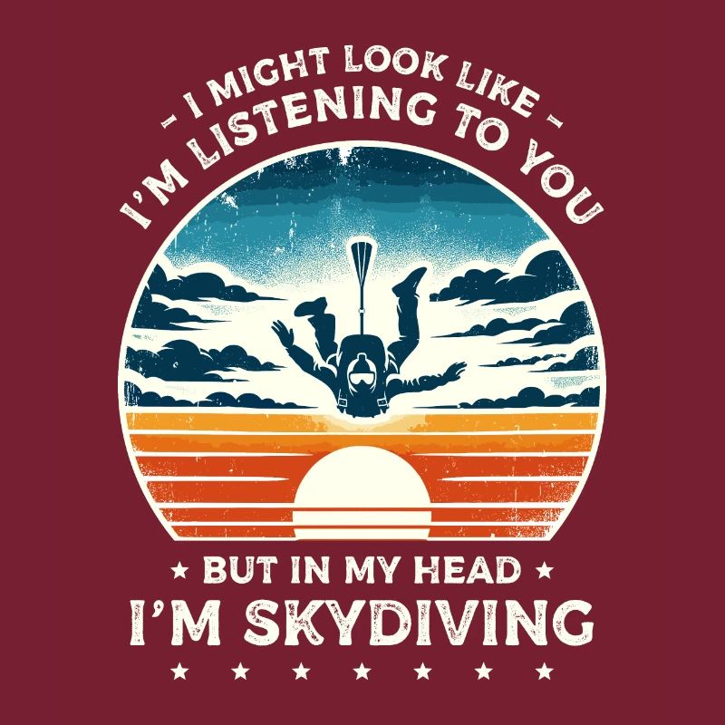 Polygon Art Skydiving Skydive Skydiver Parachuting