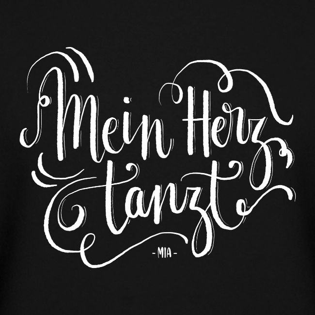 mein Herz tanzt - weiss