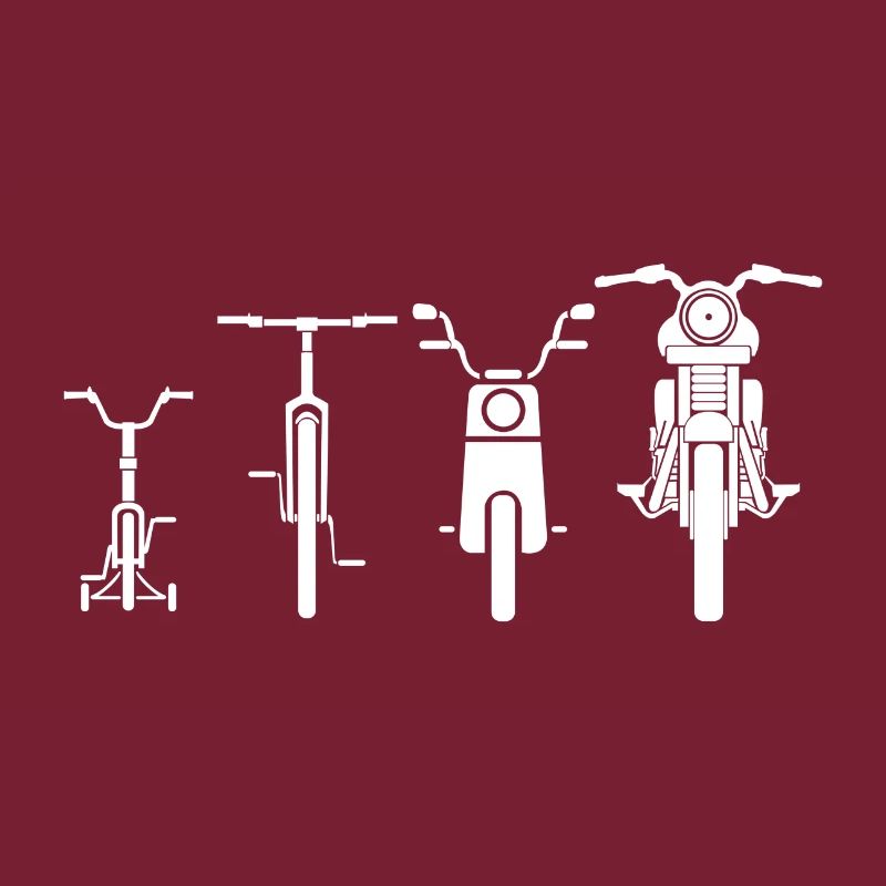 Motorrad Evolution - Geschenk
