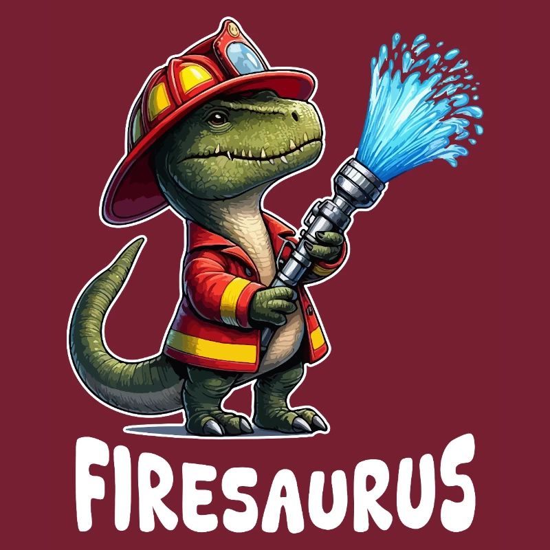 Firesaurus Pompier Mascotte