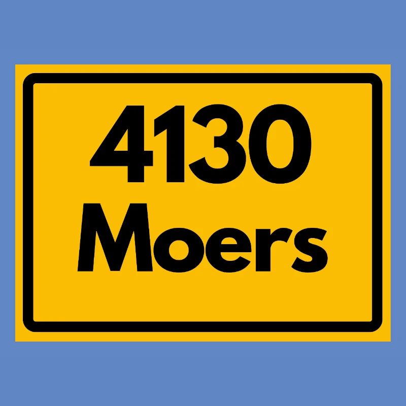 ANCIEN CODE POSTAL RÉTRO 4130 MOERS